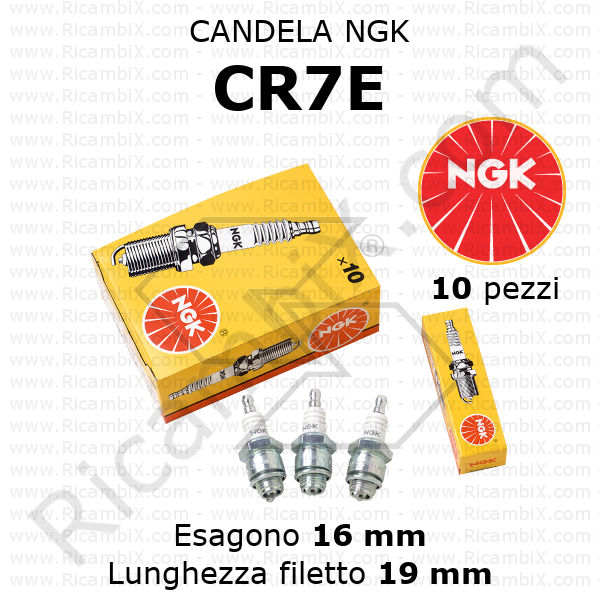 Candela NGK CR7E - confezione da 10 pezzi