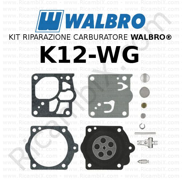kit riparazione walbro K12 WG R122347