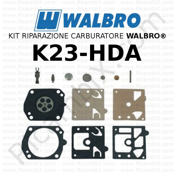 kit riparazione walbro K23 HDA R123160