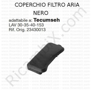 Coperchio filtro aria nero TECUMSEH® | riferimento originale 23430013