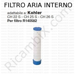 Filtro aria interno KOHLER® | riferimento originale -