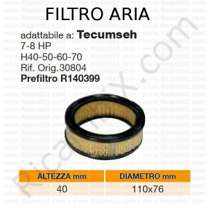 Filtro aria TECUMSEH® | riferimento originale 30804