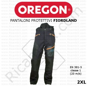 Pantaloni antitaglio Oregon Fiordland 295490/2XL - taglia 2XL
