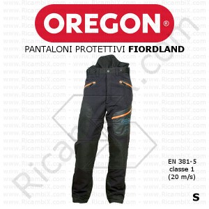 Pantaloni antitaglio Oregon Fiordland 295490/S - taglia S