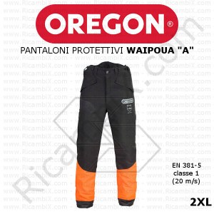 Pantaloni antitaglio Oregon Waipoua A new 295463/2XL - taglia 2XL