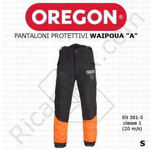 Pantaloni antitaglio Oregon Waipoua A new 295463/S - taglia S