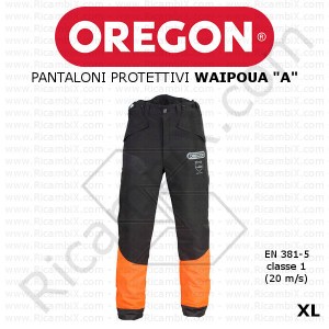 Pantaloni antitaglio Oregon Waipoua A new 295463/XL - taglia XL