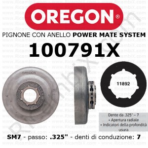 Pignone OREGON® Power Mate SM7 100791X | passo .325 | 7 denti