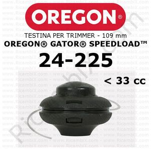 testina per trimmer - bordatore Oregon Gator SpeedLoad - testina media - 109 mm